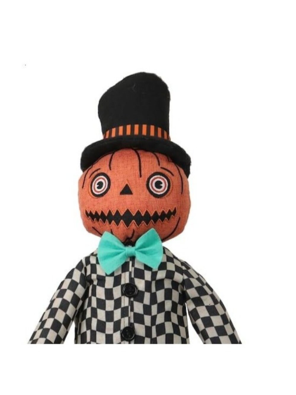 NWT Retro Big JOL Jack Gourdon Pumpkin King Sitter Halloween Decoration Ashland